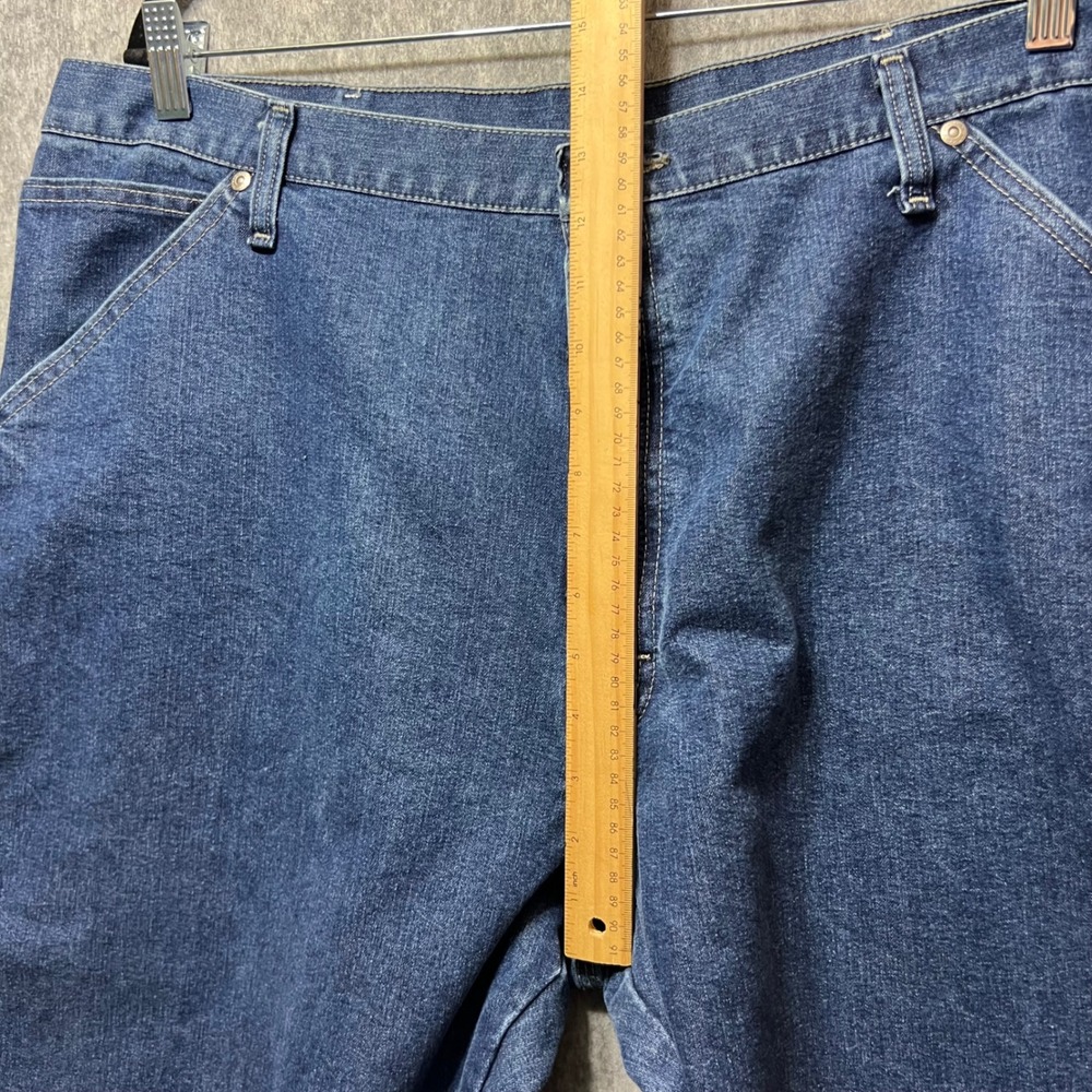 Wrangler Carpenter Jeans Relaxed Fit Denim Work Pants Blue Size 40x30 - Picture 7 of 8